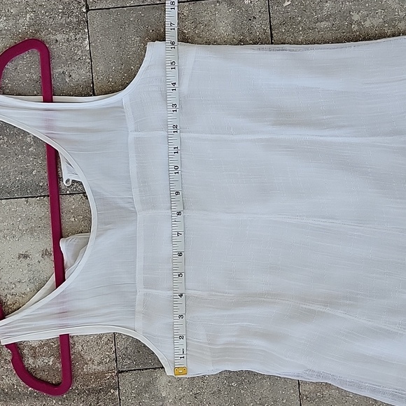 Leifsdottir Anthropologie Cotton White High-Low Midi Dress Sz XS - Picture 11 of 14